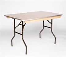 Folding Trestle Table 4' x 2'6"
